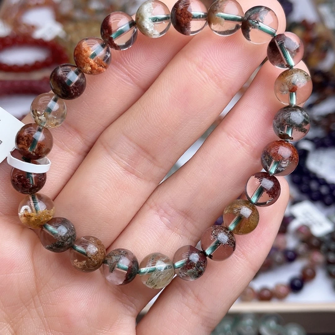 未镶嵌水晶手串天然