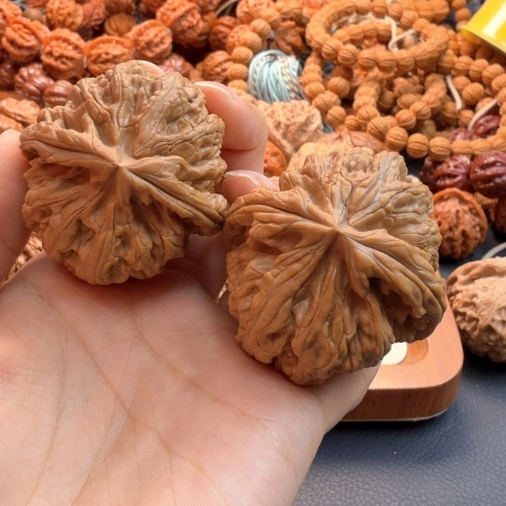 手串文玩核桃懒*45红锦鲤