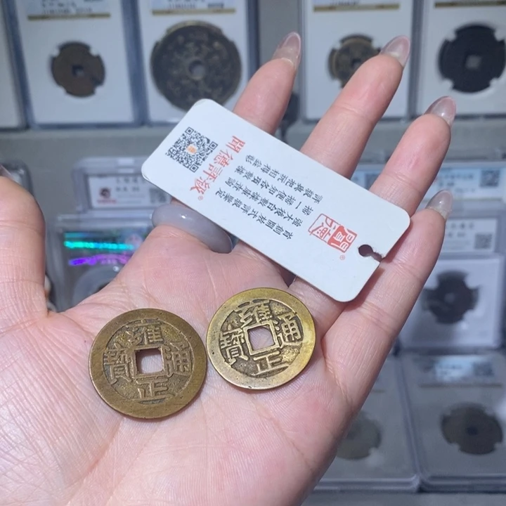 铜Z*.小亦精选 精品三离划雍正一对