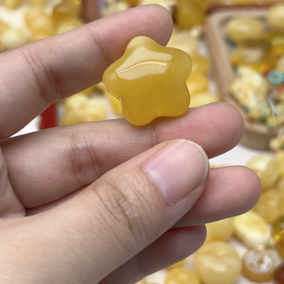 裸石蜜蜡未镶嵌天然
