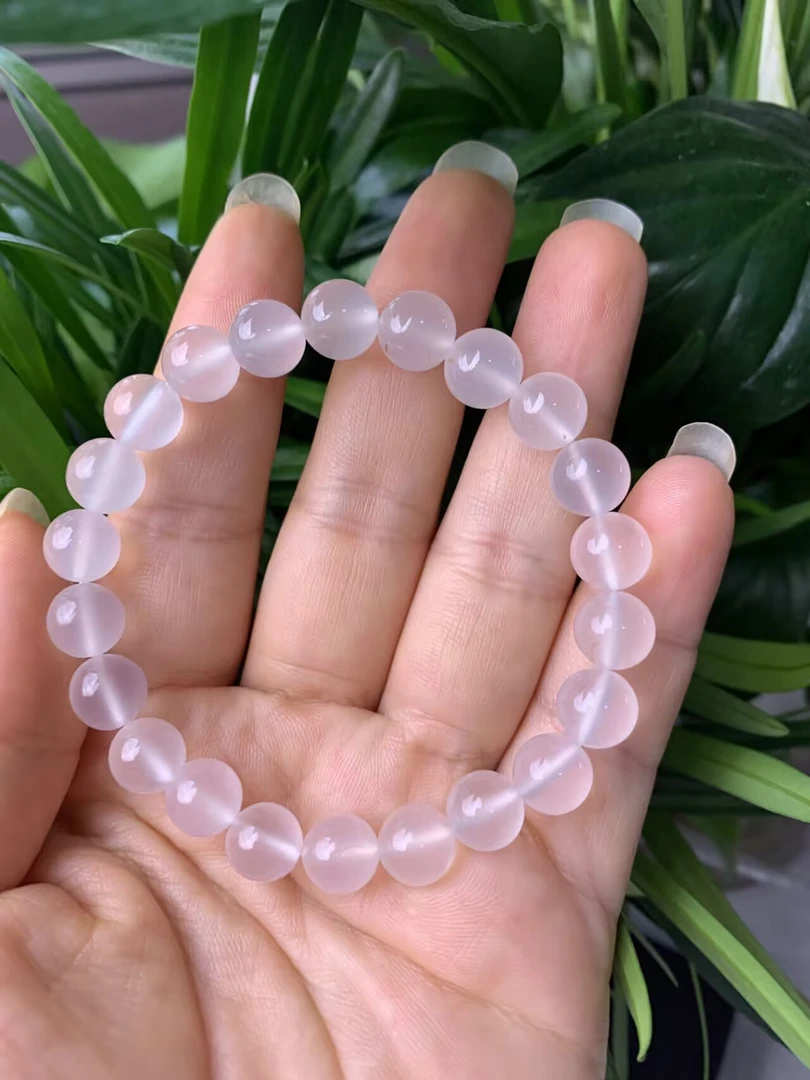 8mm冰飘南红手链