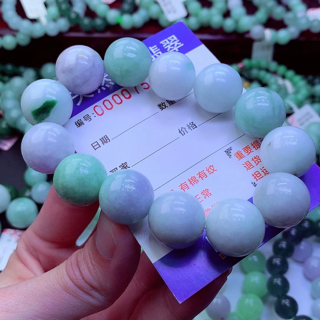 翡翠未镶嵌毛衣链