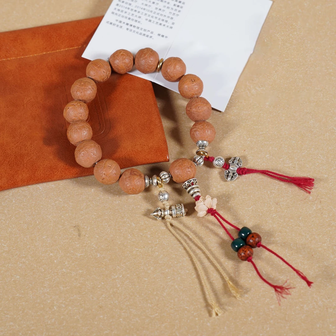 【造木东方】藏式风凤眼菩提1.6单圈手持手串文玩好物木雕