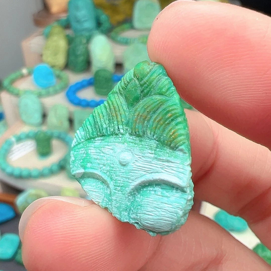 绿松石未镶嵌主播万珍