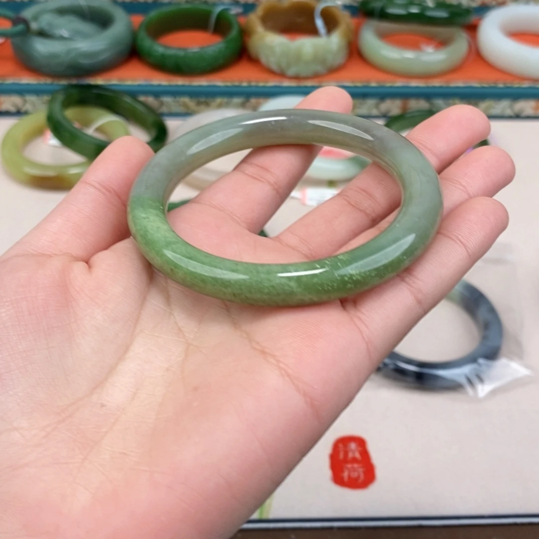 和田玉未镶嵌手镯回流 12.28 手镯 57