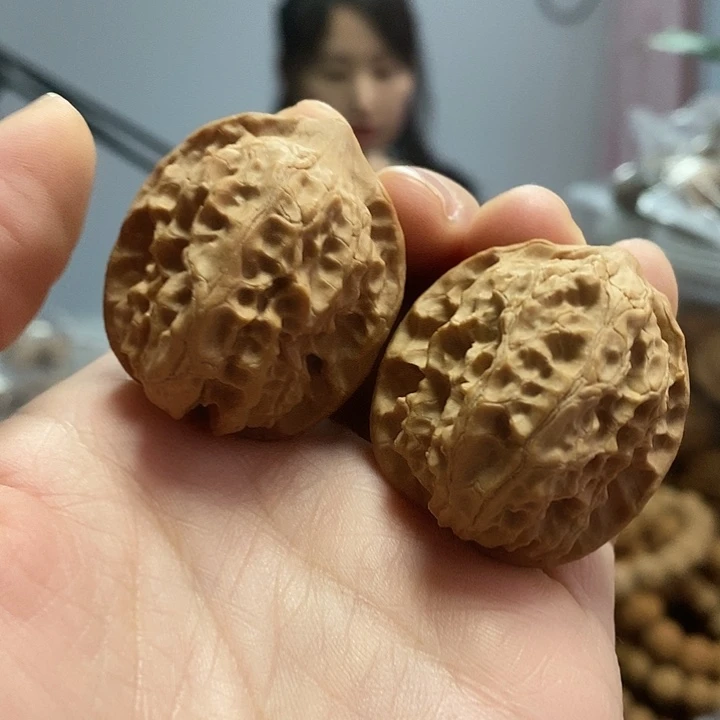 文玩核桃把件34白蛇谷迷你小众