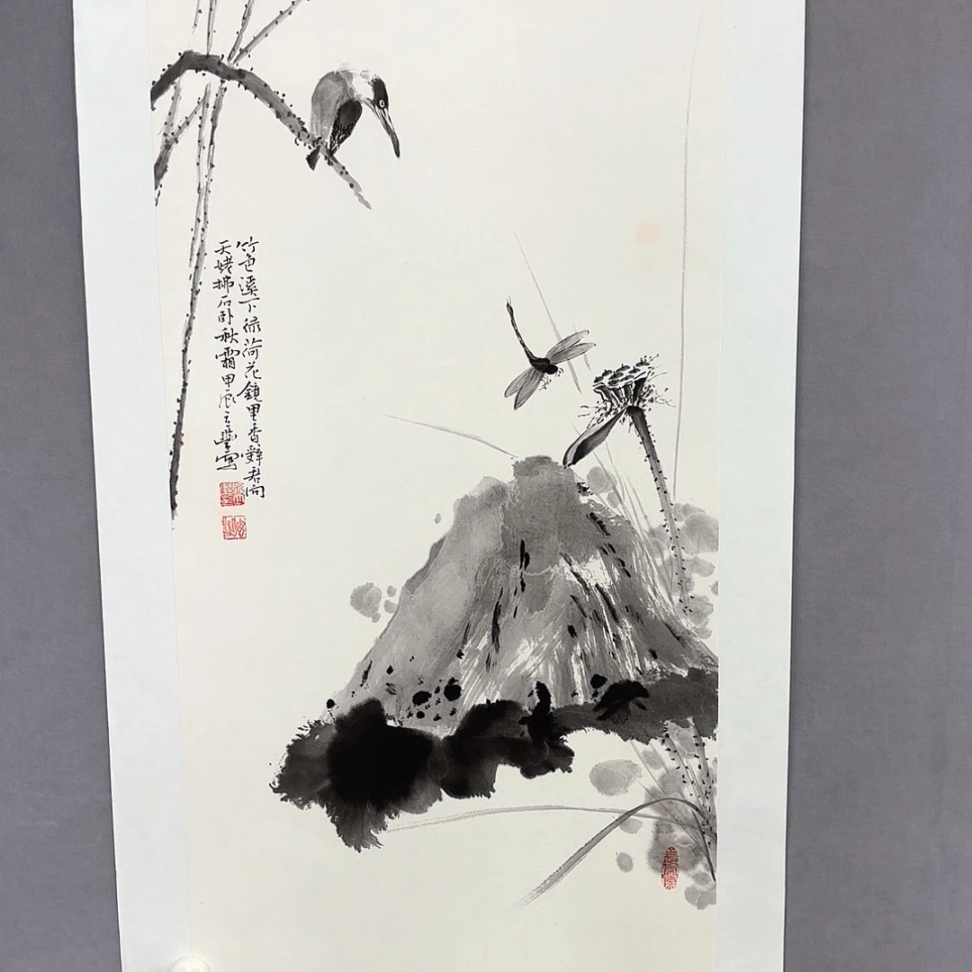 国画艺术家真人手绘