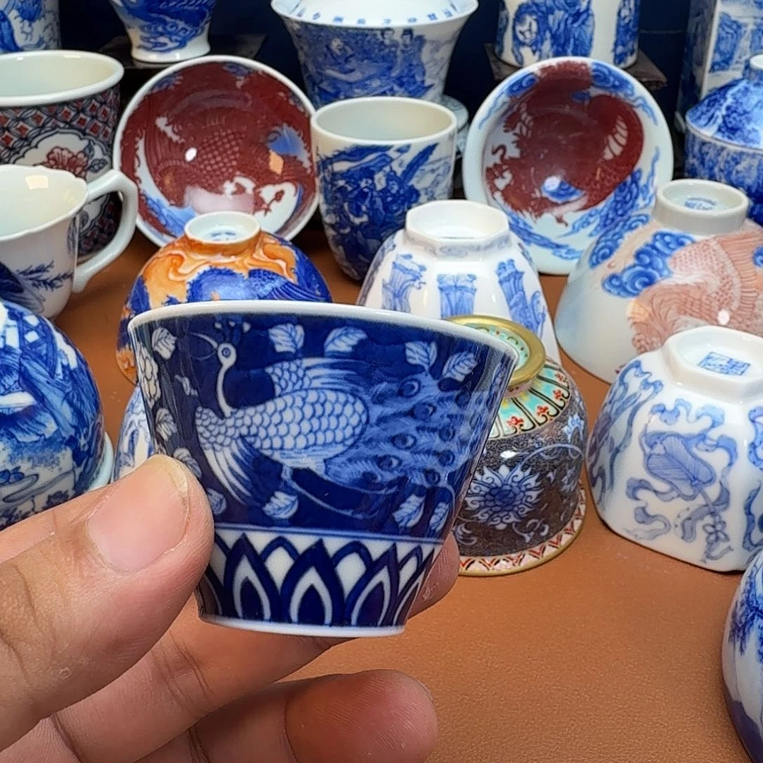 星***空杯子景德镇全手工手绘陶瓷