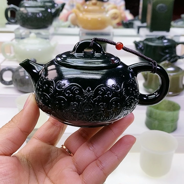 未镶嵌和田玉挂件茶壶