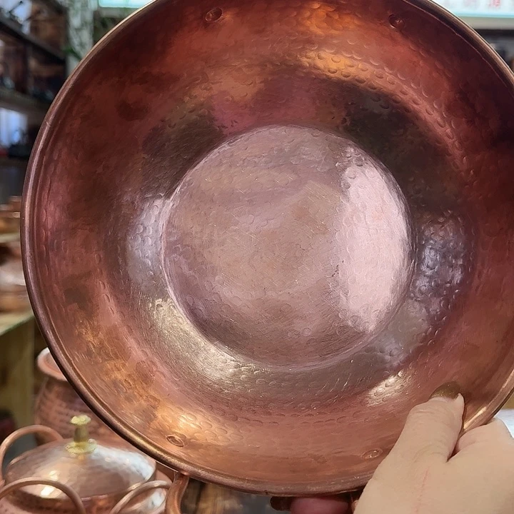 紫铜手工制作摆件吊锅