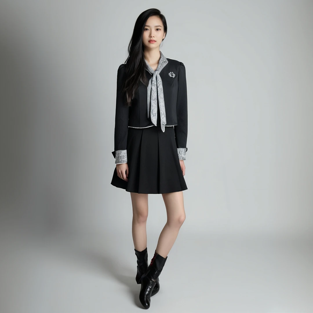 《芳芳专属》D1516081AS 新款复古套装