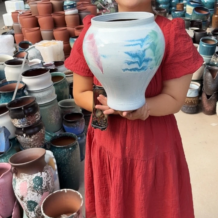 ?***?瑕疵一个盆子。