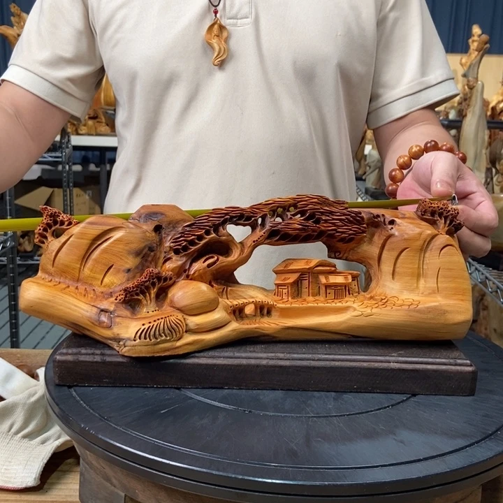 柏木（崖柏）山水倒流香送两盒香