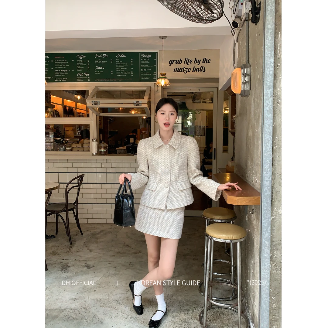 清 DH OFFICIAL 大花【巴黎手工坊】韩系财阀千金感显瘦气质感