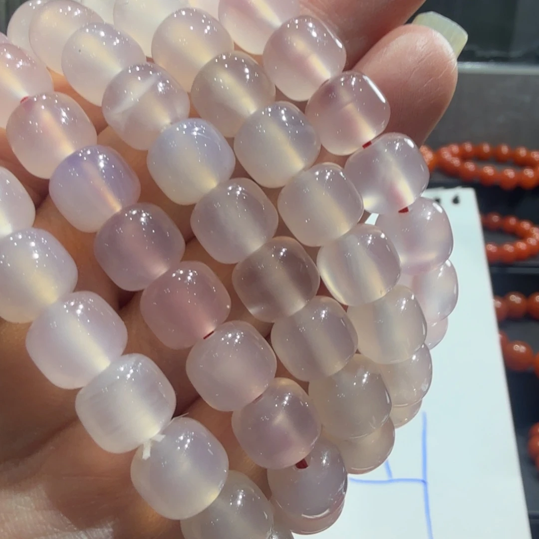 微***活玛瑙/玉髓未镶嵌手串五条