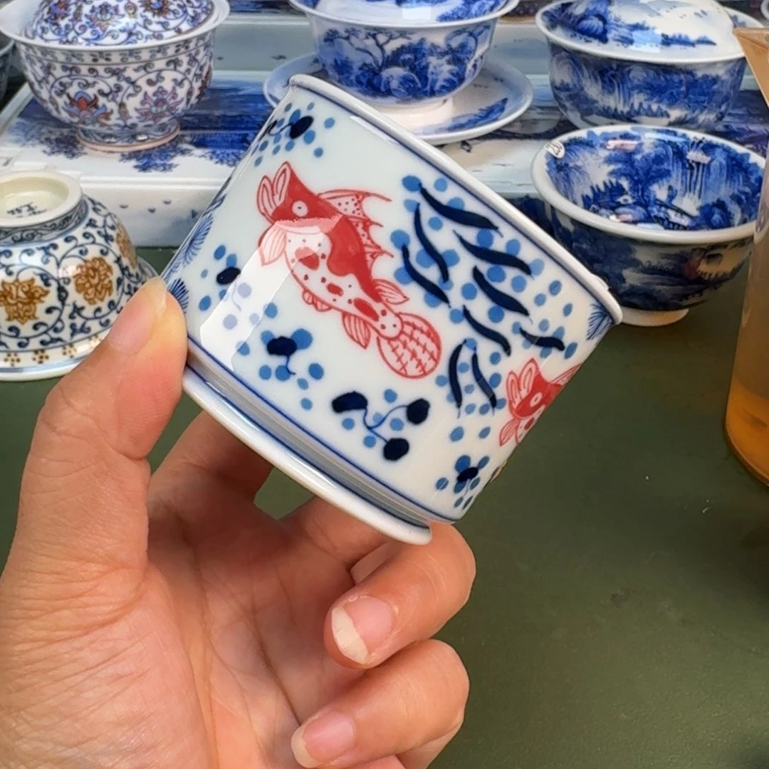景德镇纯手绘茶具具圆圆216