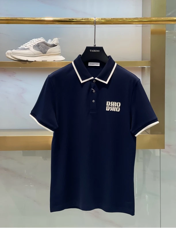 DOSERMO  2025春夏时尚简约商务翻领男士POLO衫352707