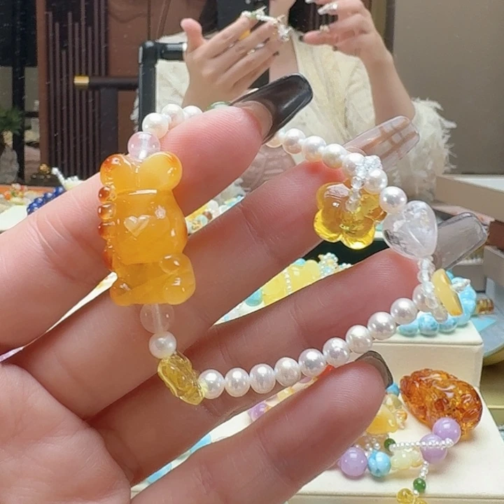 琥珀手链未镶嵌琥珀