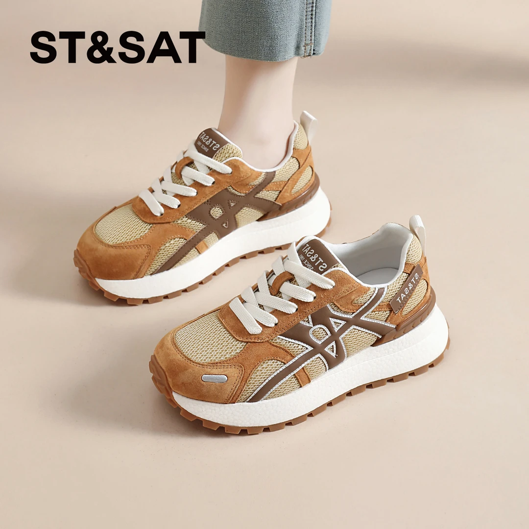 星期六德训老爹鞋女款2025新款秋季运动鞋休闲明星同款阿甘鞋爆款