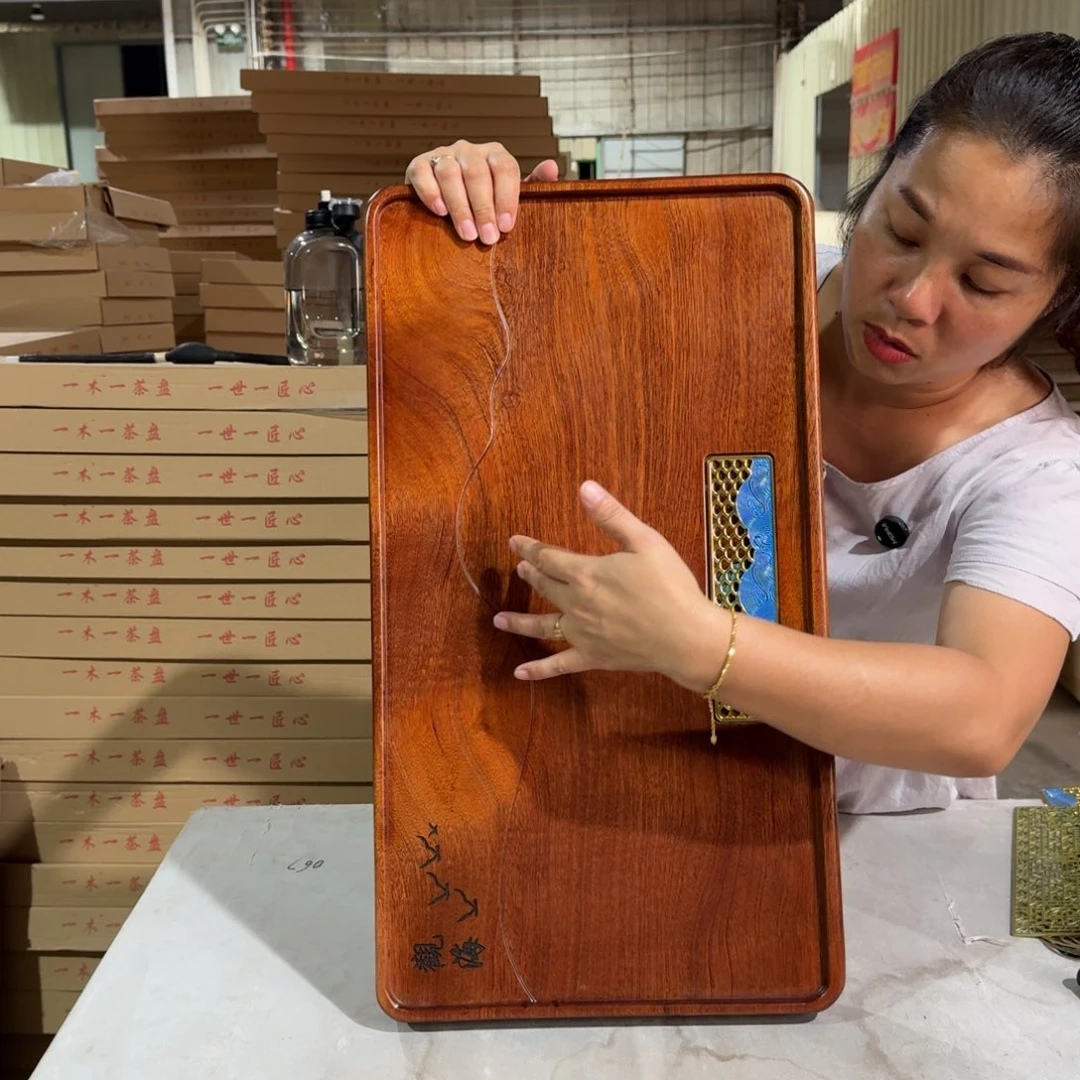 花梨木茶盘60*33尺寸