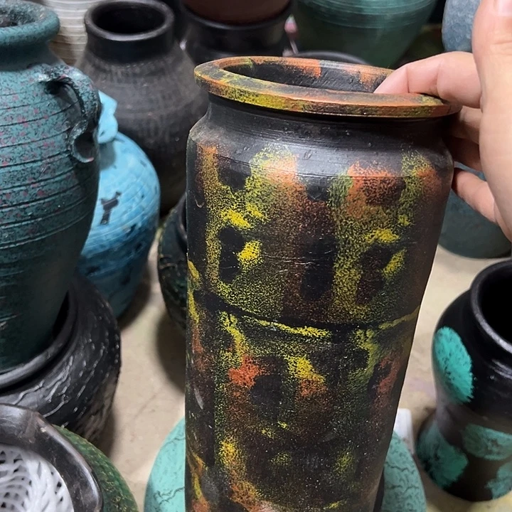 油画直筒高27口13默认打孔