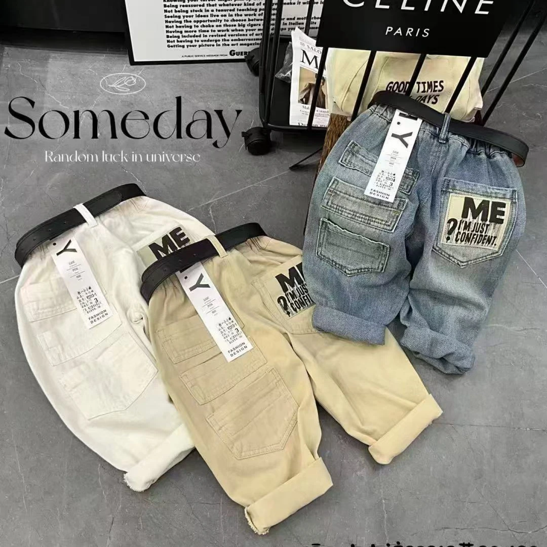 C架。92313-1 男童休闲百搭牛仔裤