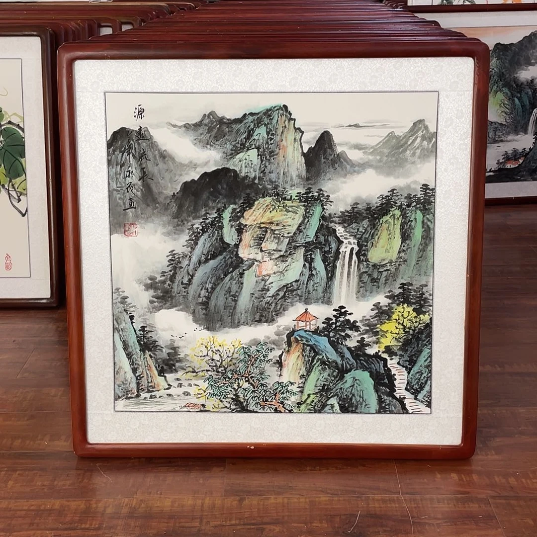 国画带框尺寸63*63厘米