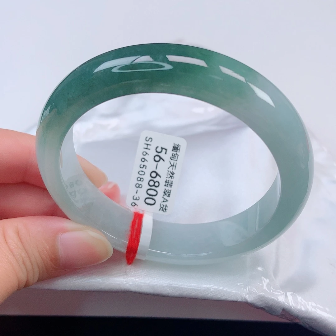 未镶嵌手镯翡翠56正圈