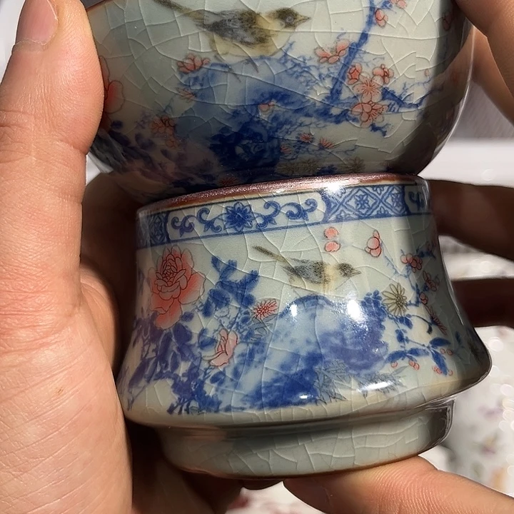 陶摆件景德镇陶瓷主人杯1223