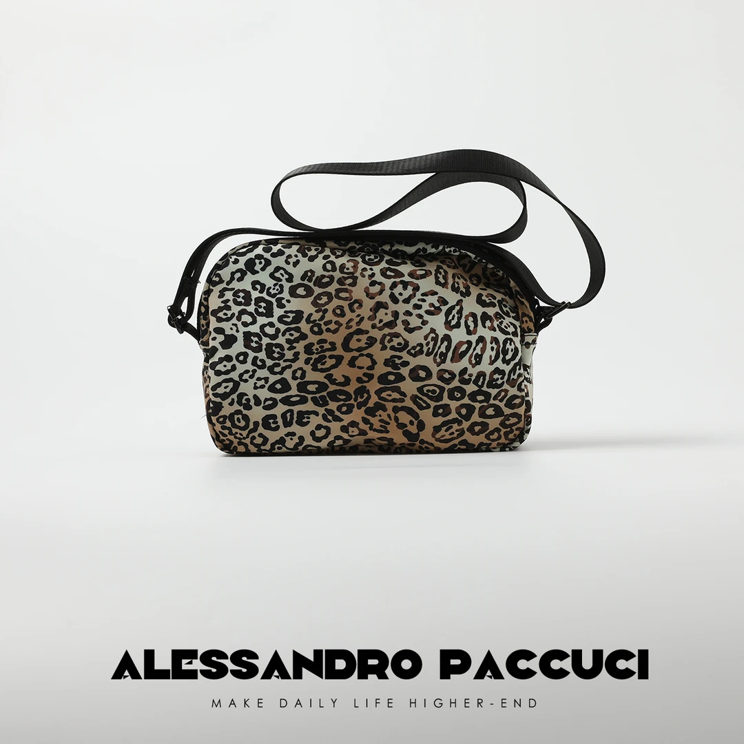 AP洛哥43016BD【猎手】渐变豹纹可调节肩带时尚百搭休闲潮流斜挎包