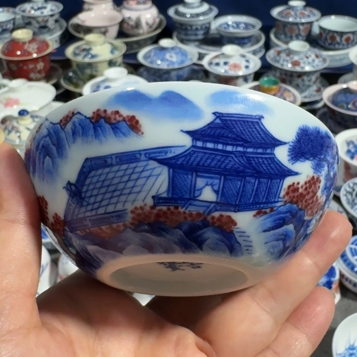****心景德镇手工手绘杯