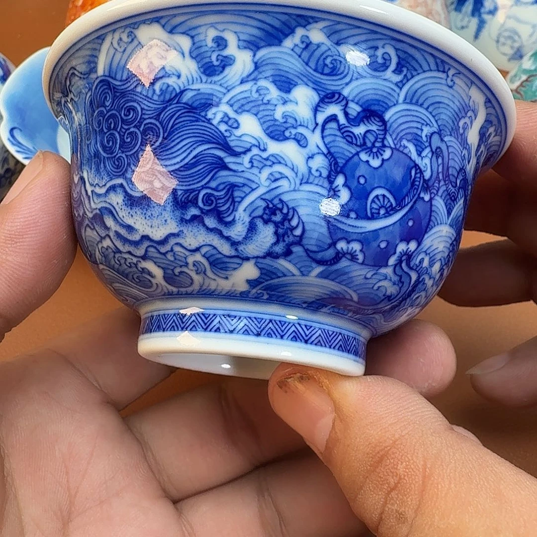 ^***^杯子景德镇全手工手绘陶瓷