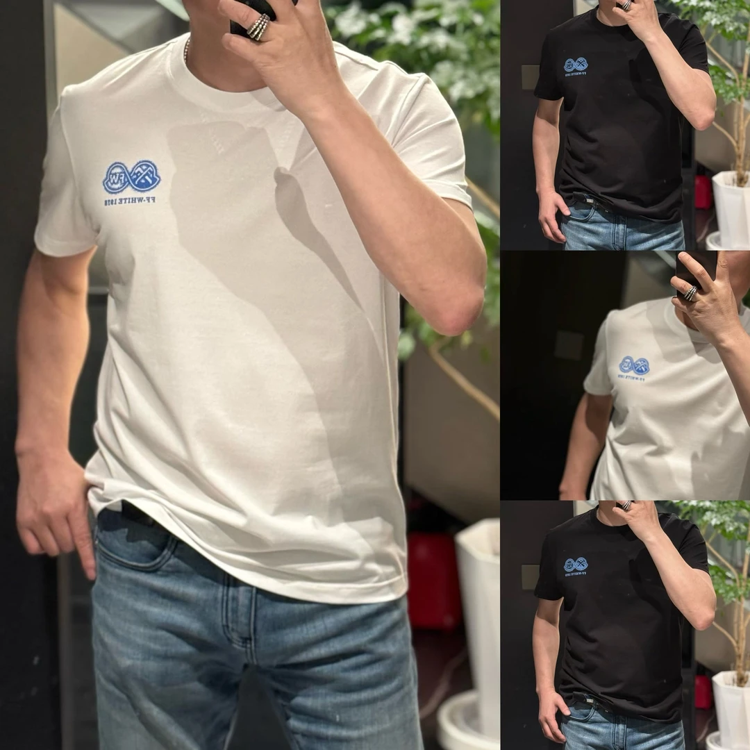 【久久】春夏“标准版型”轻薄舒适圆领半袖T恤 PP-ELD-018