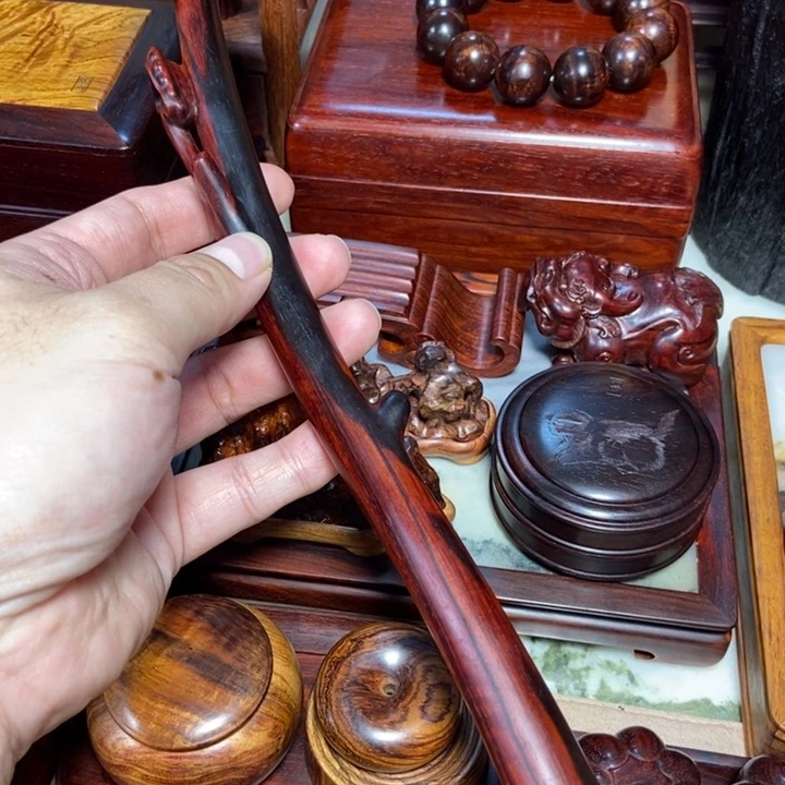 檀香紫檀（小叶紫檀）灵芝如意