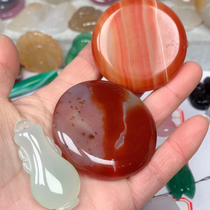 玛瑙/玉髓颈饰未镶嵌悟*生