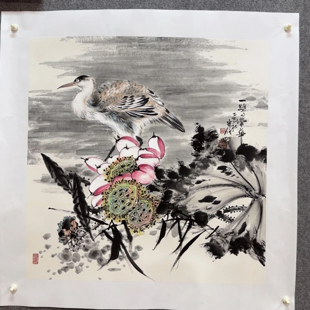 国画周游海老师手绘作品