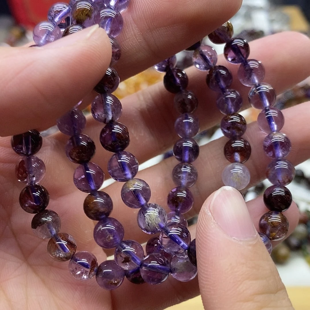 水晶手链未镶嵌多样性发货发一条