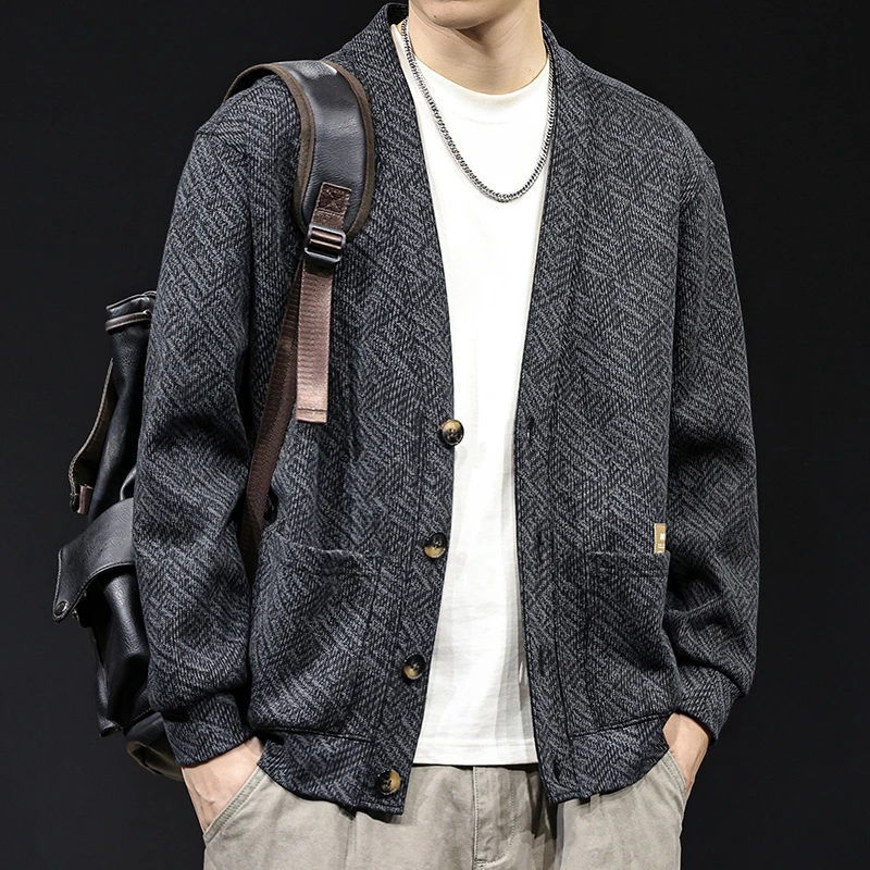 秋季2025新款开衫卫衣男士外套长袖美式潮牌休闲衣服高端大码春秋