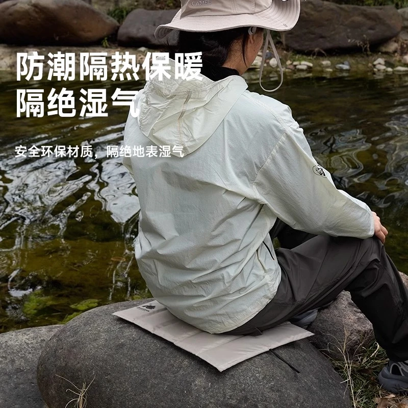 tuban户外折叠坐垫便携小巧露营登山徒步迷你野餐垫防潮垫