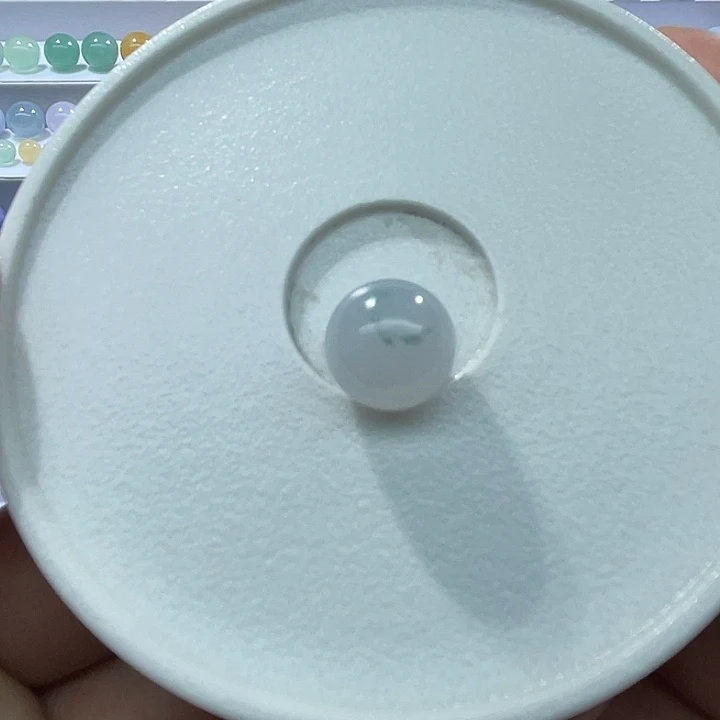 翡翠散珠翡翠飘花圆珠