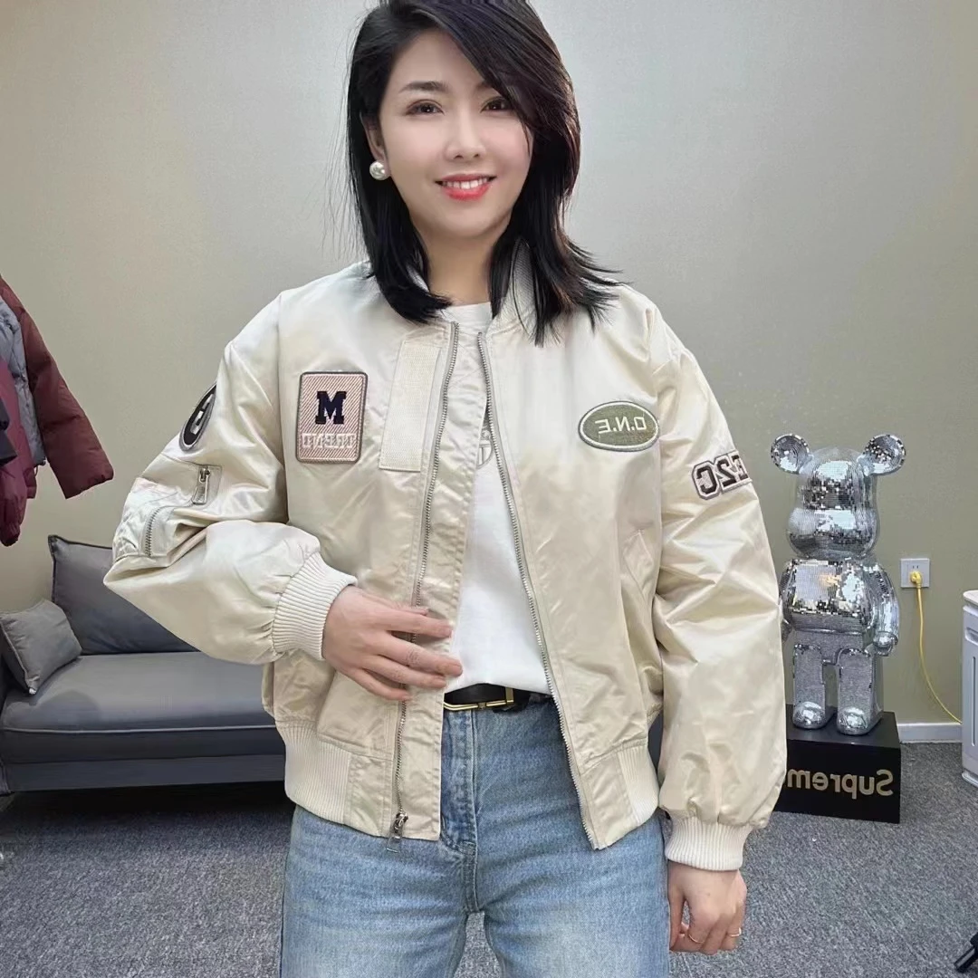 【华姐新号宠粉福利】反季棉服棒球服女棉衣外套时尚百搭女士二棉