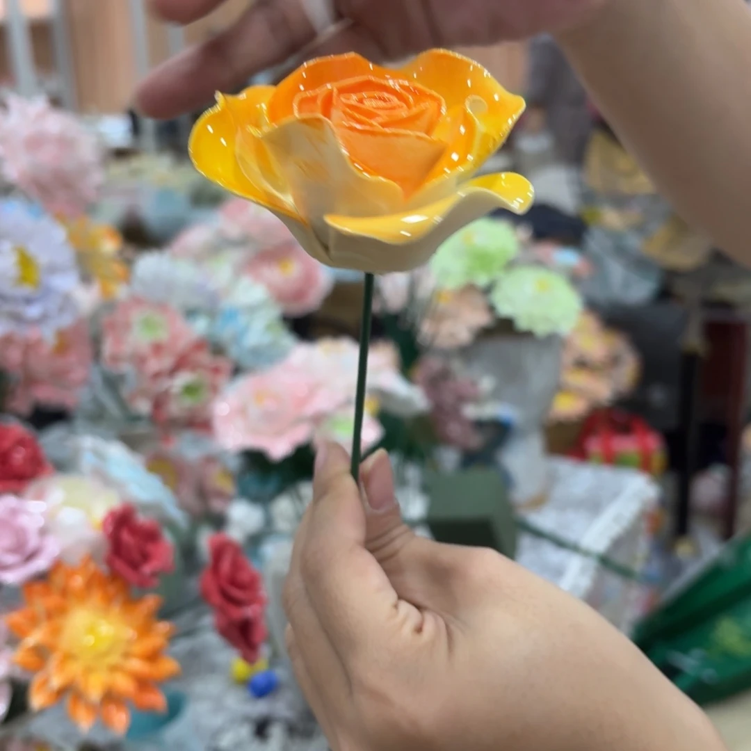 陶瓷花，20元发货，退款拉黑