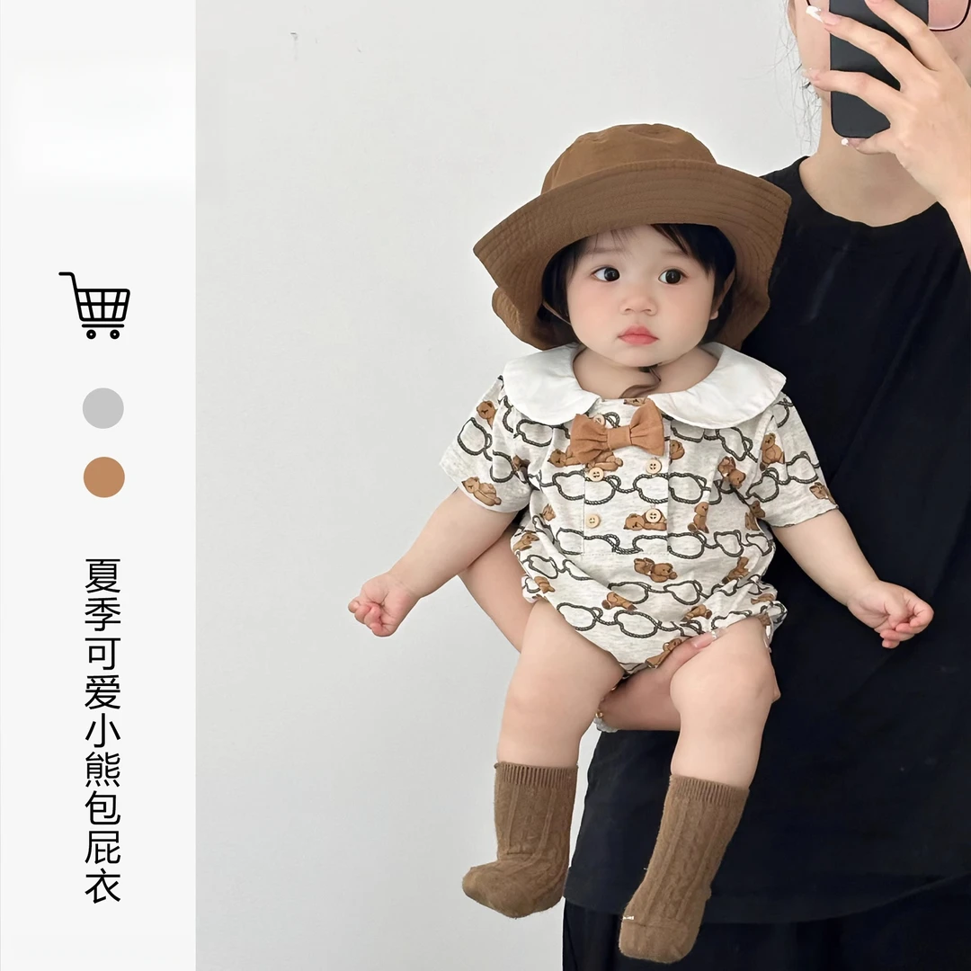 宝宝衣服夏超萌包屁衣可爱夏季薄款婴儿连体衣洋气夏装婴幼儿哈衣
