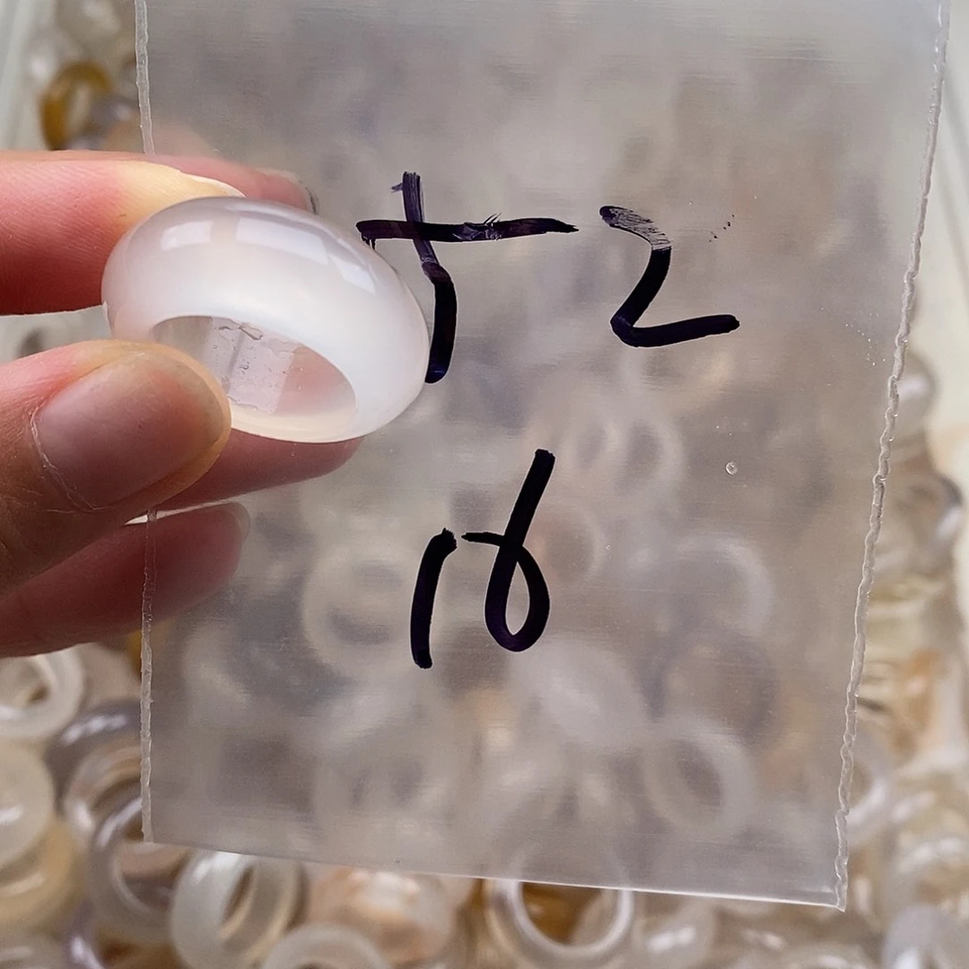 未镶嵌戒指玛瑙/玉髓