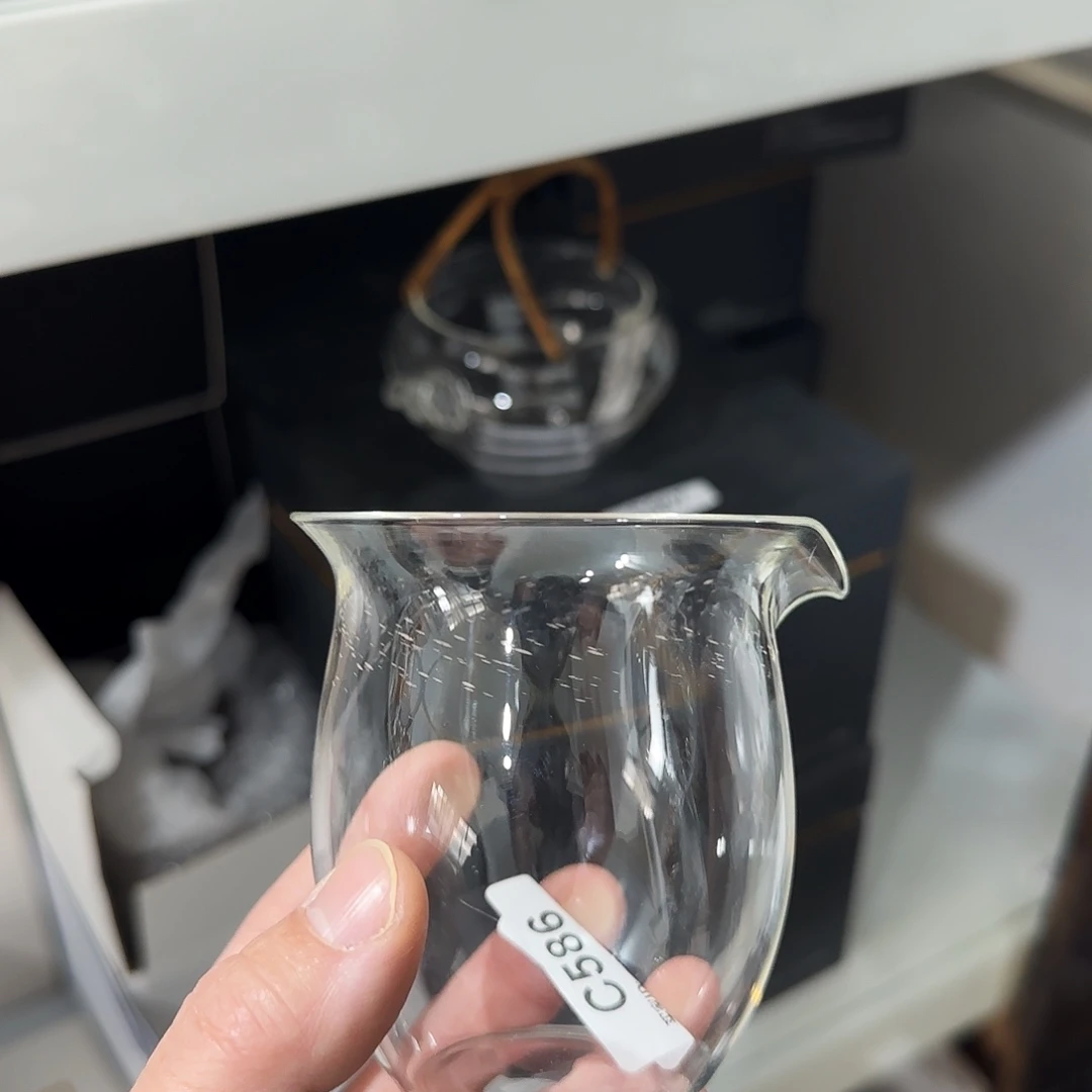 586公道杯无耳粉高硼硅