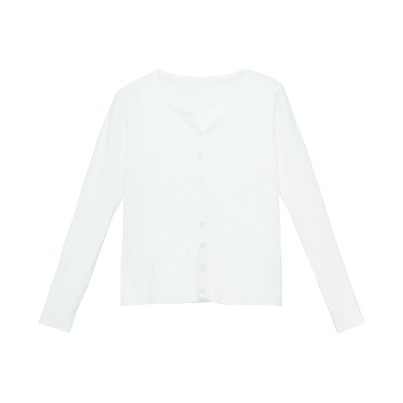 【籽言主播】纯色简约休闲百搭针织衫Z5C5051