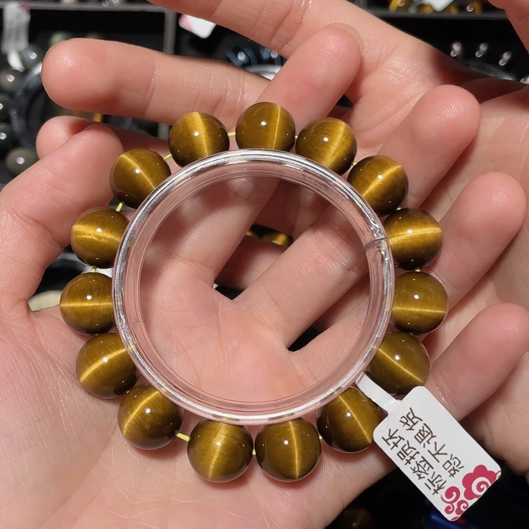 世***界木变石（虎睛石）未镶嵌手链