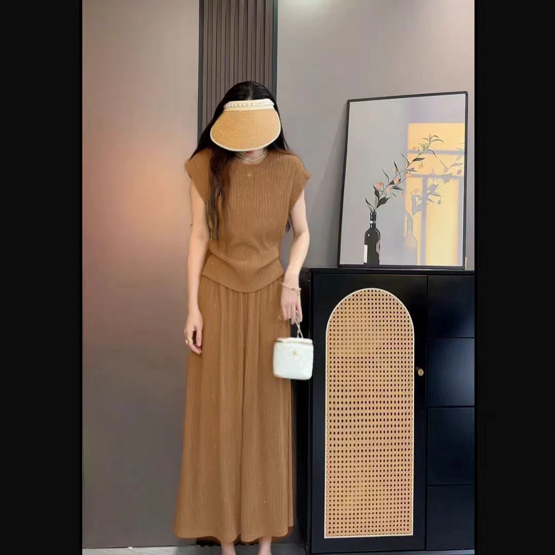 【运费补贴】上衣+半身裙/休闲套装女夏季宽松拼接法式两件套连衣裙