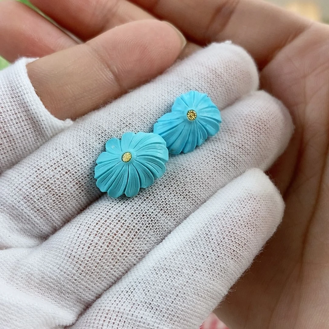 绿松石珠宝奇石未镶嵌柴**猫