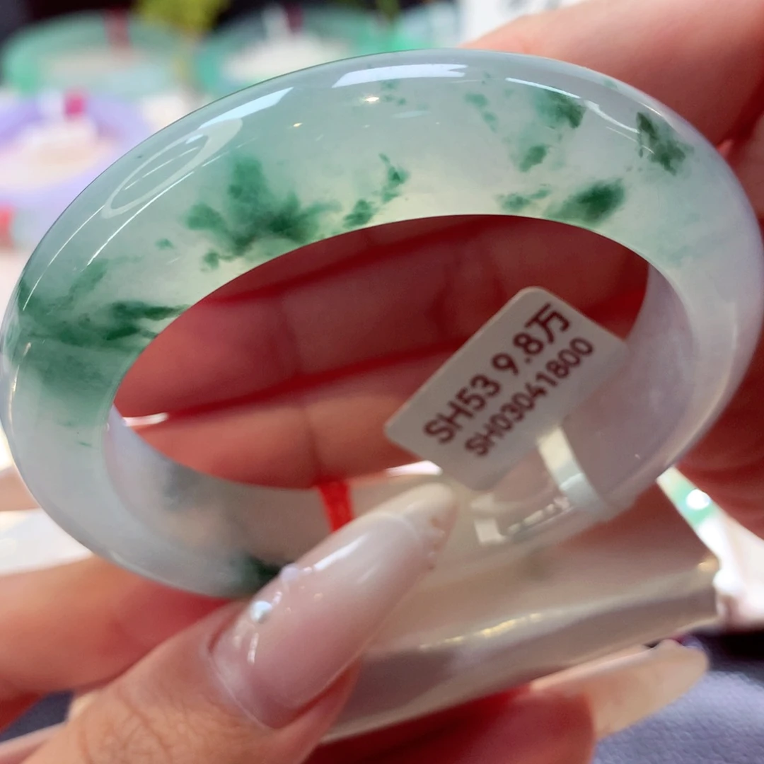 未镶嵌手镯翡翠泥鳅背38号66